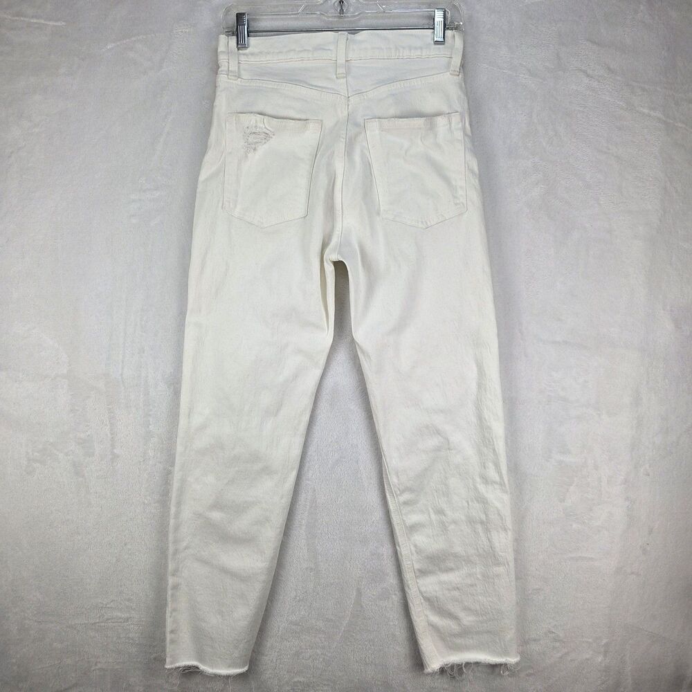 Gap Cheeky Straight Sky High White Jeans Womens Size 26 Regular - Picture 11 of 13